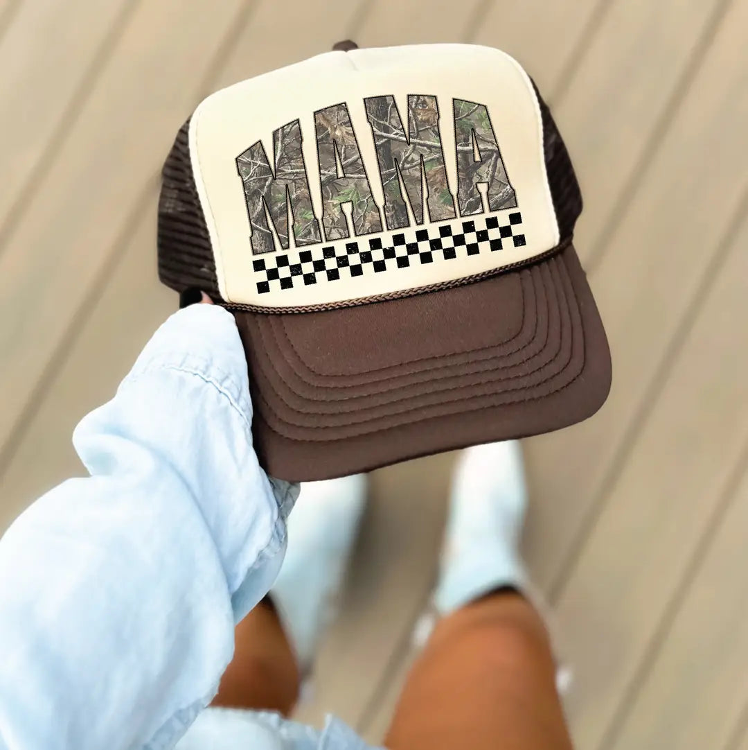 Camo MAMA Hat